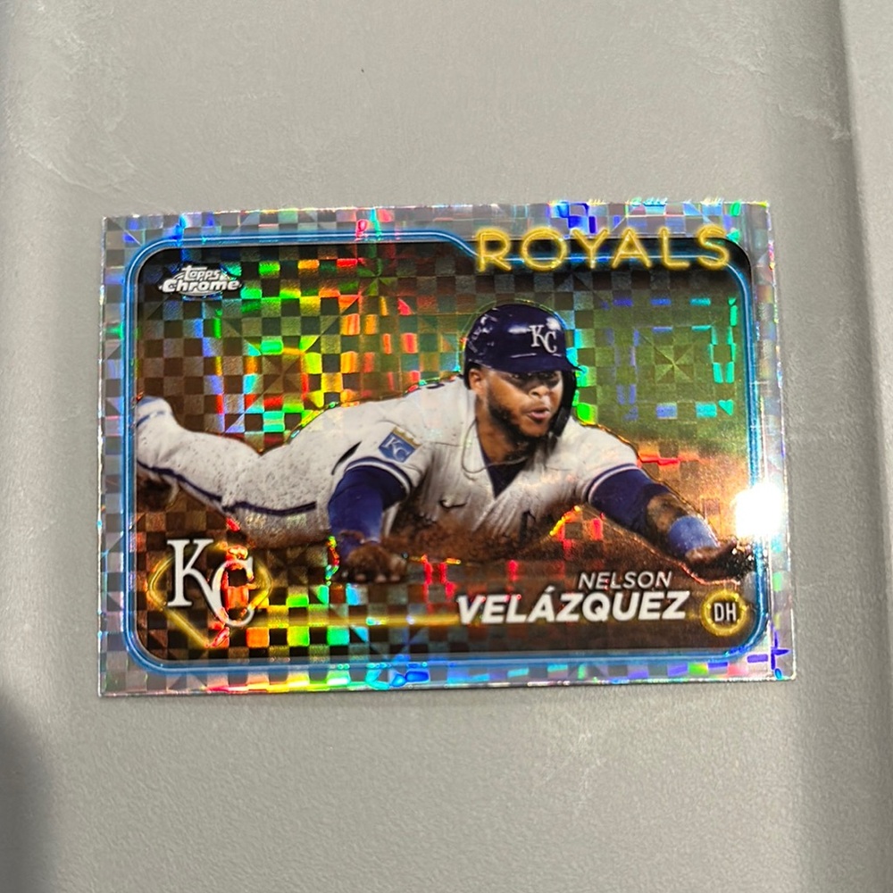 Topps Chrome Royals Baseball Card